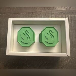 Swarovski Green Napkin Rings